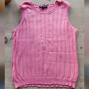 Vintage Brooks Brothers Sea Island Cotton Cable sweater vest